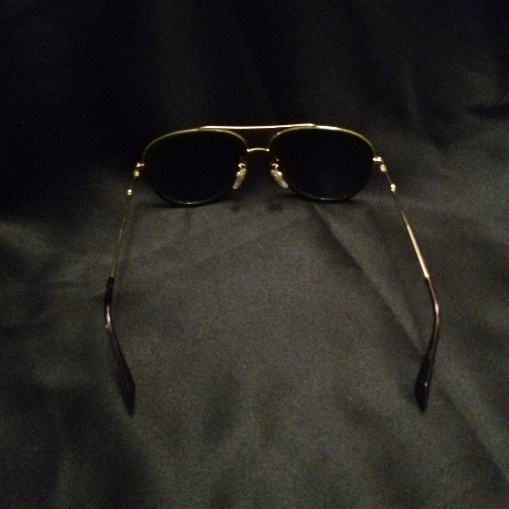 Gucci GG0062S Aviator Sunglasses In Green And Red - Picture 5 of 9